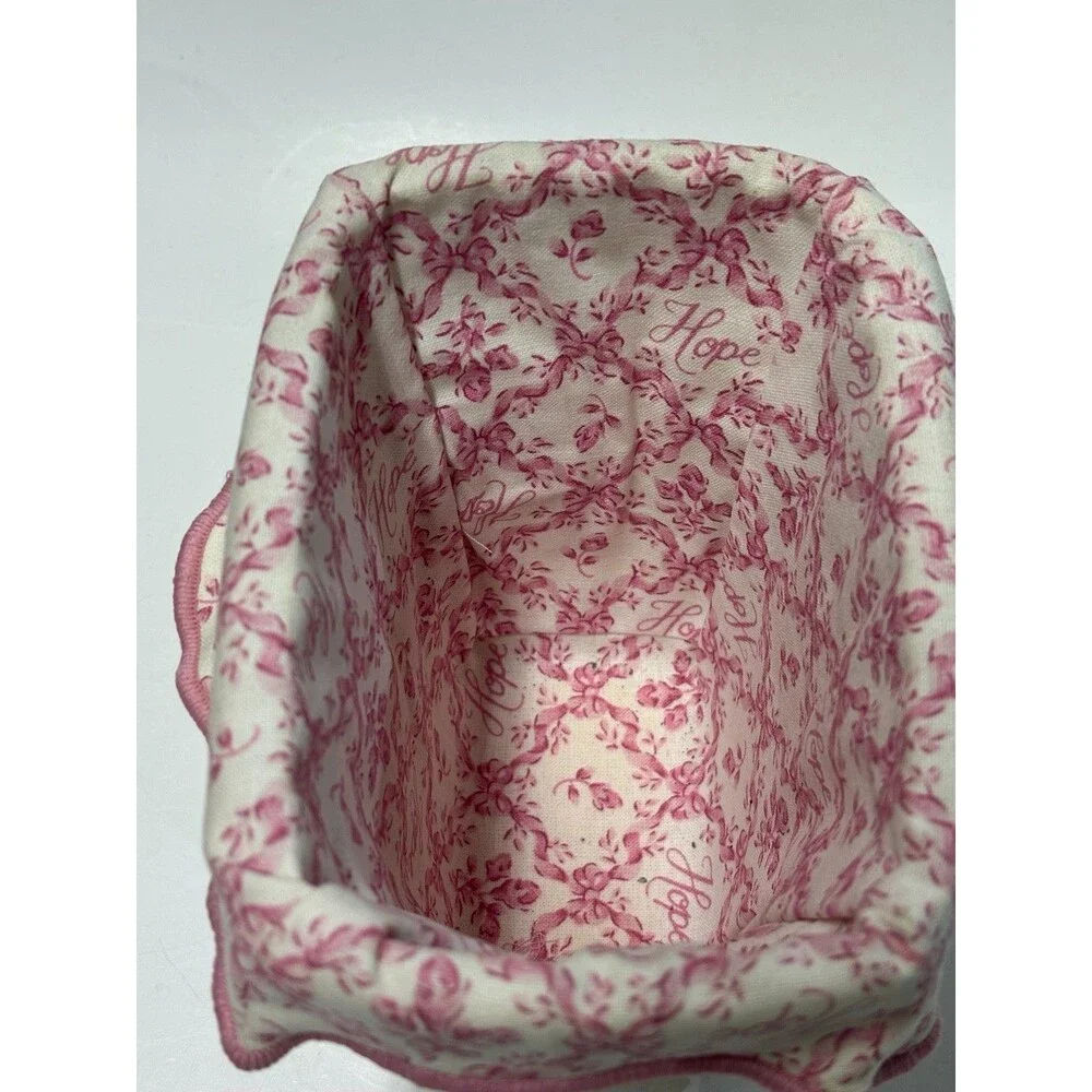 Longaberger 2004 Horizon of Hope American Cancer Society Whitewashed Basket 6